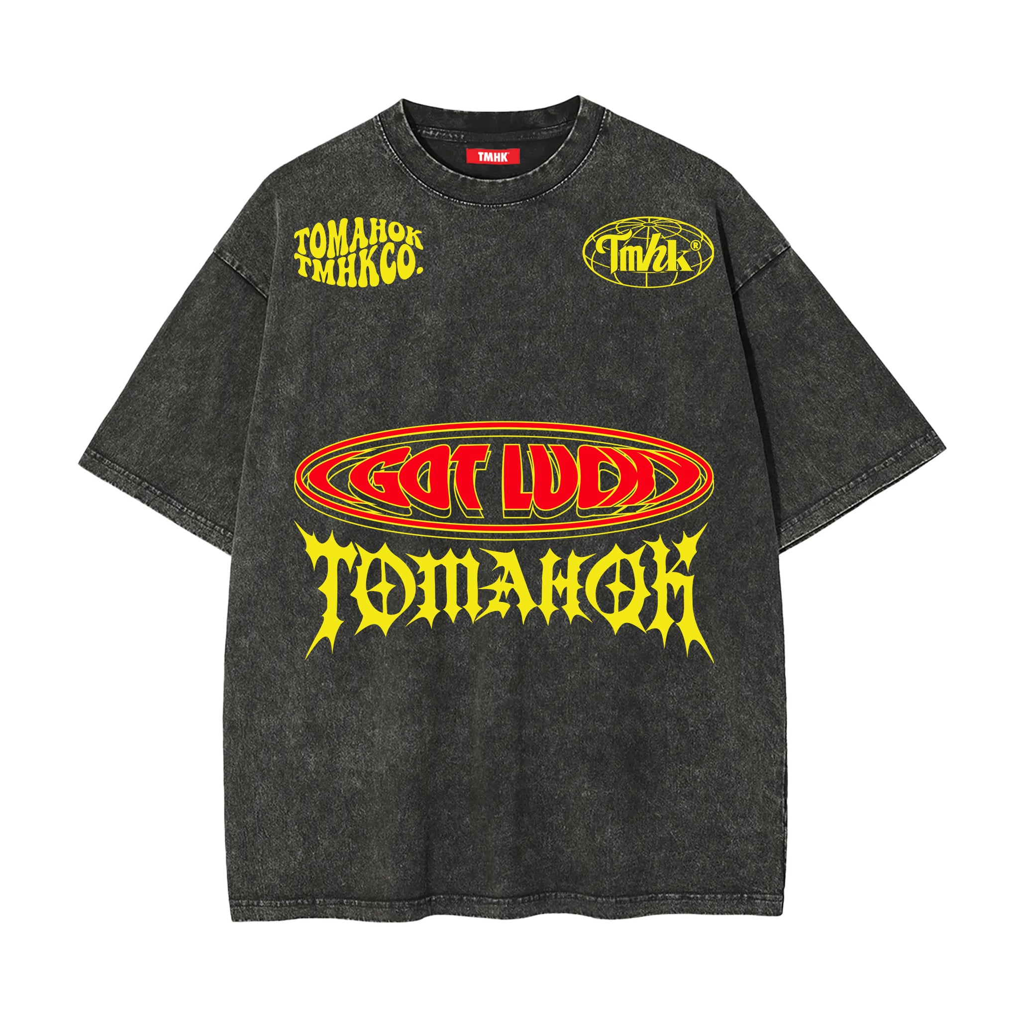 I Got Lucky Acid Wash T-Shirt | TOMAHOK® TMHK CO.