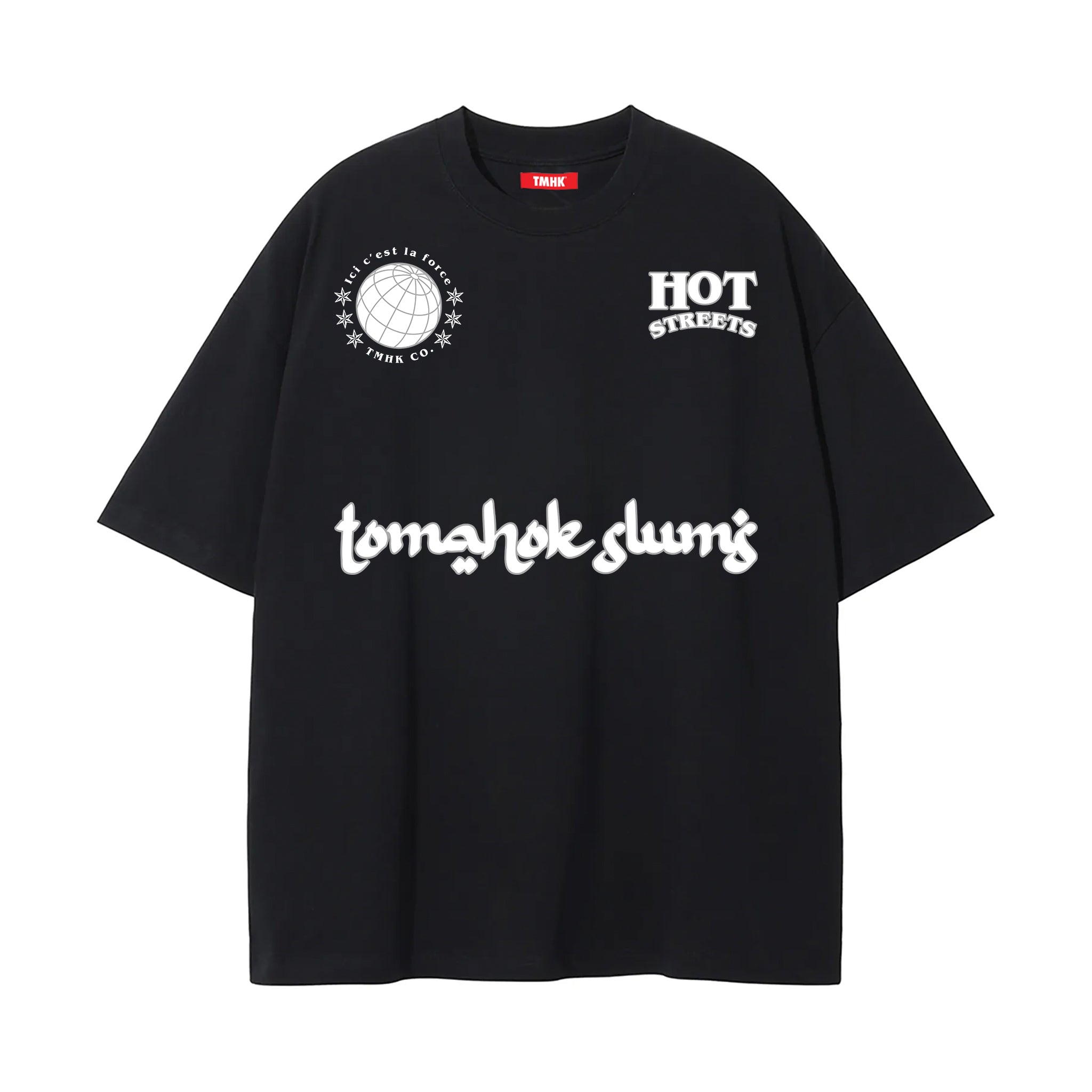 Slums Black Logo T-Shirt
