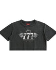 777 Wash Crop Top T-Shirt