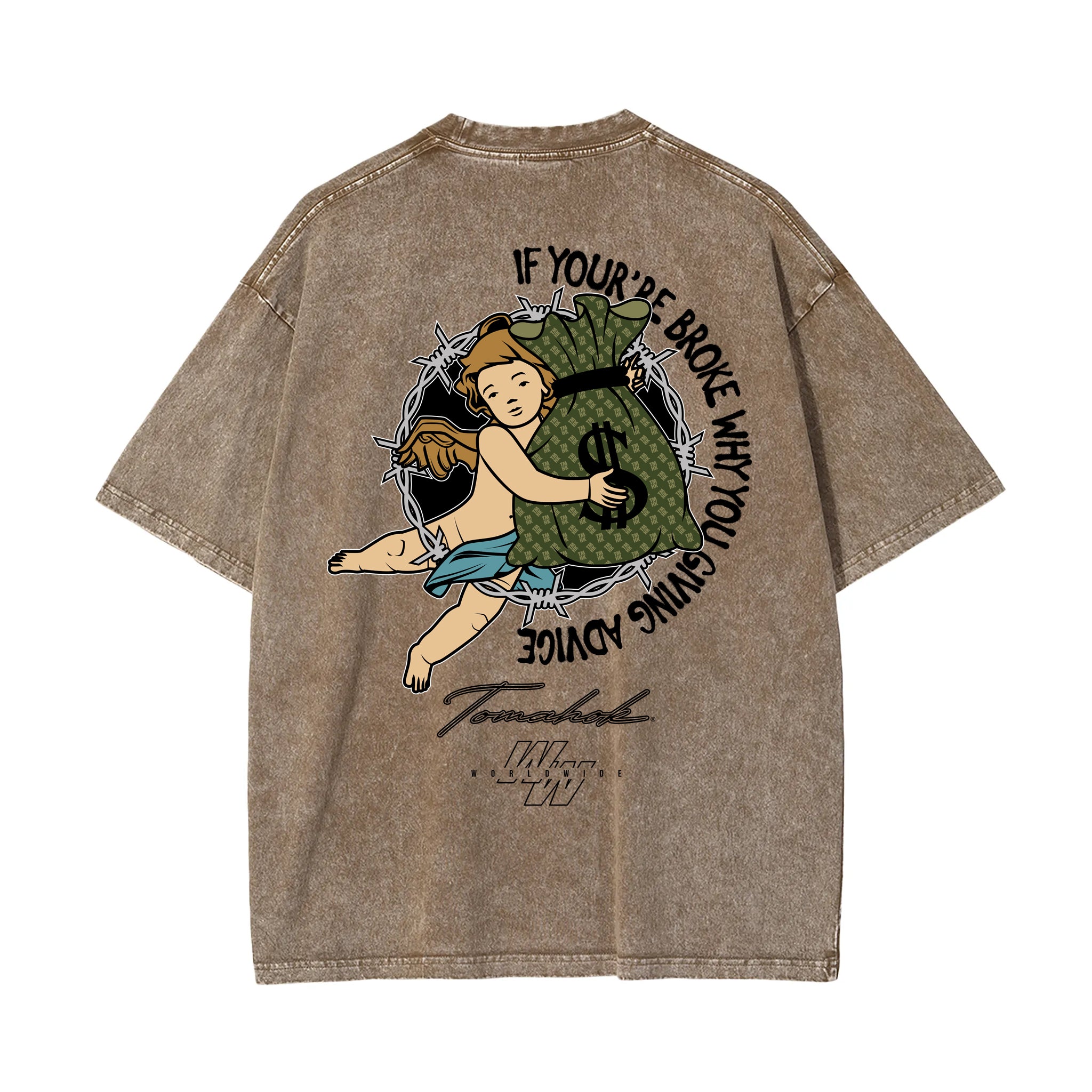 Advice Acid Wash T-Shirt | TOMAHOK® TMHK CO.