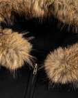 City Man Faux Fur Zip Hoodie